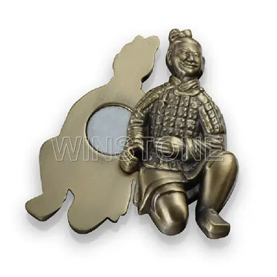 Antique Bronze Figure Magnet