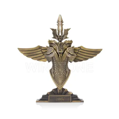 Winged Emblem Desk Award