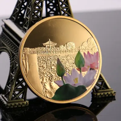 Color-Filled Scenic Coin
