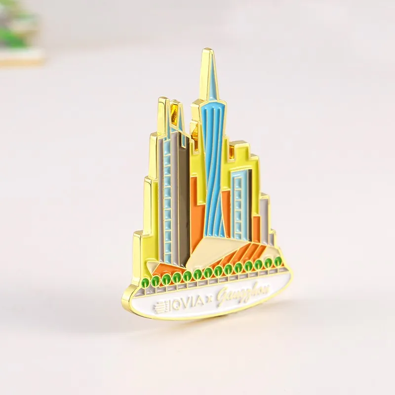 City Skyline Enamel Pin
