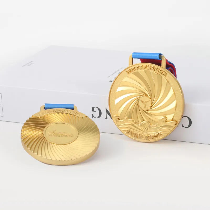 Sunburst Medal Pair