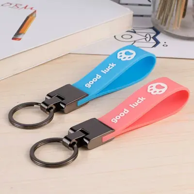 Silicone Strap Keychain